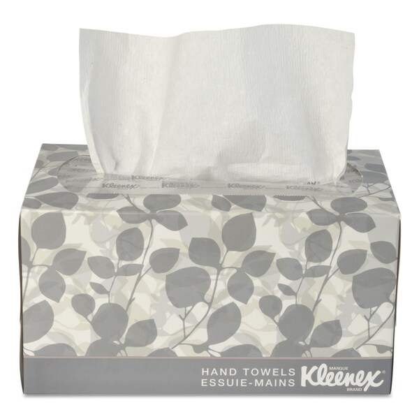 Kleenex 01701 5.19 Hand Towels, POPUP Box, Cloth, 9 x 10 1/2, PK120